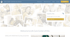 Desktop Screenshot of lifecarecenterofhilo.com